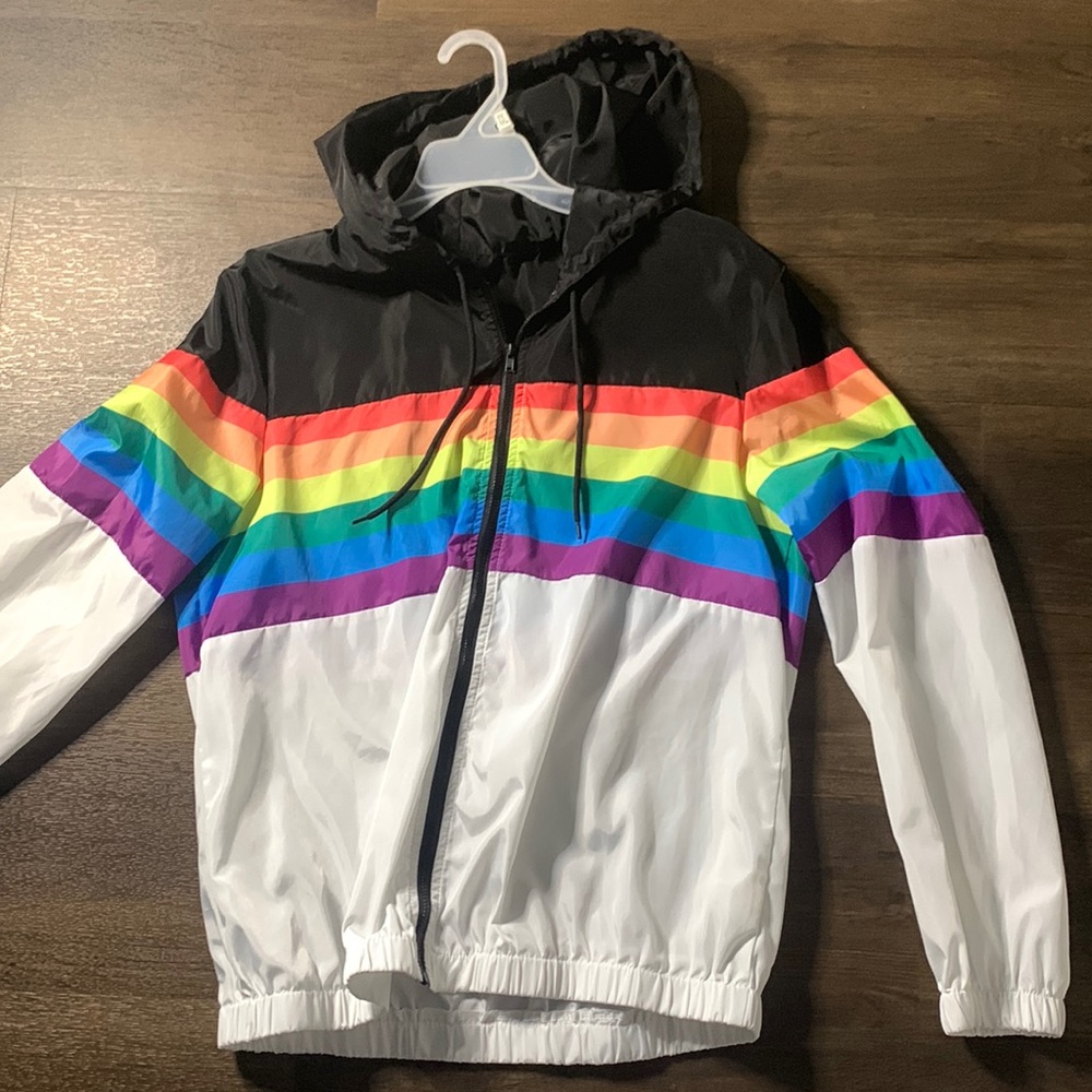 Rue 21 women’s rainbow jacket